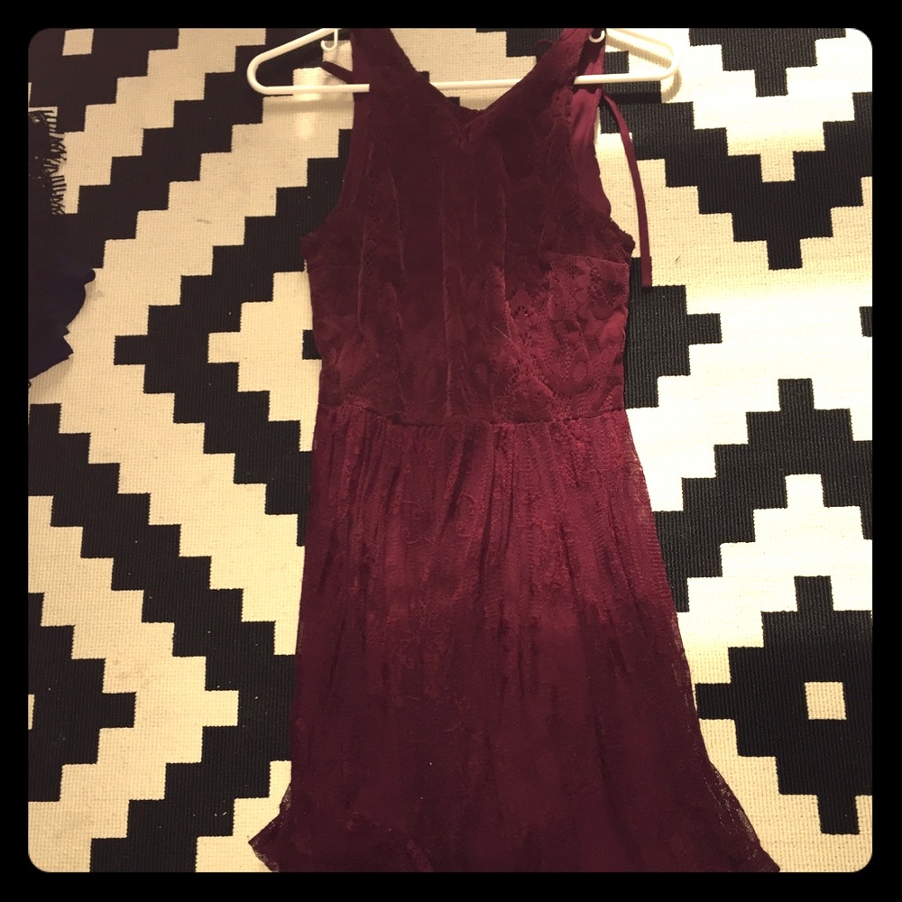 Hollister Velvet & lace dress